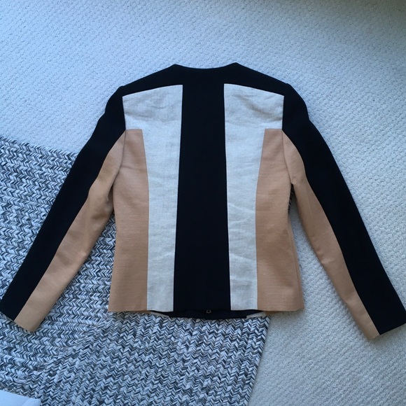 Judith & Charles - Colourblock Pattern Jacket - Picture 5 of 10